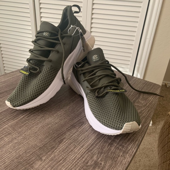 champion shoes olive green